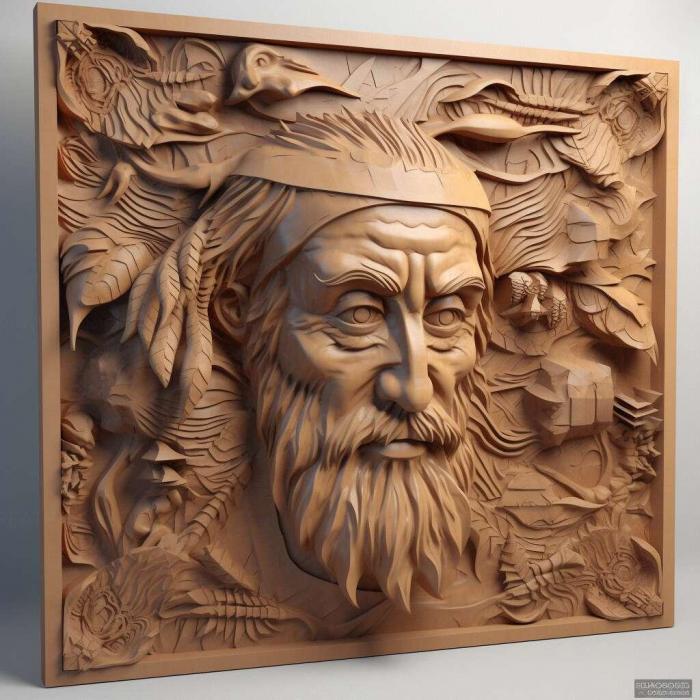 نموذج ثلاثي الأبعاد لآلة CNC 3D Art 